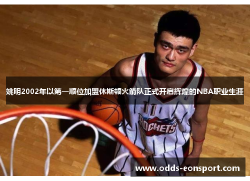 姚明2002年以第一顺位加盟休斯顿火箭队正式开启辉煌的NBA职业生涯